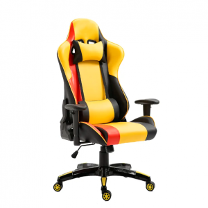 Silla Gamer Black Yellow Gaming Chair